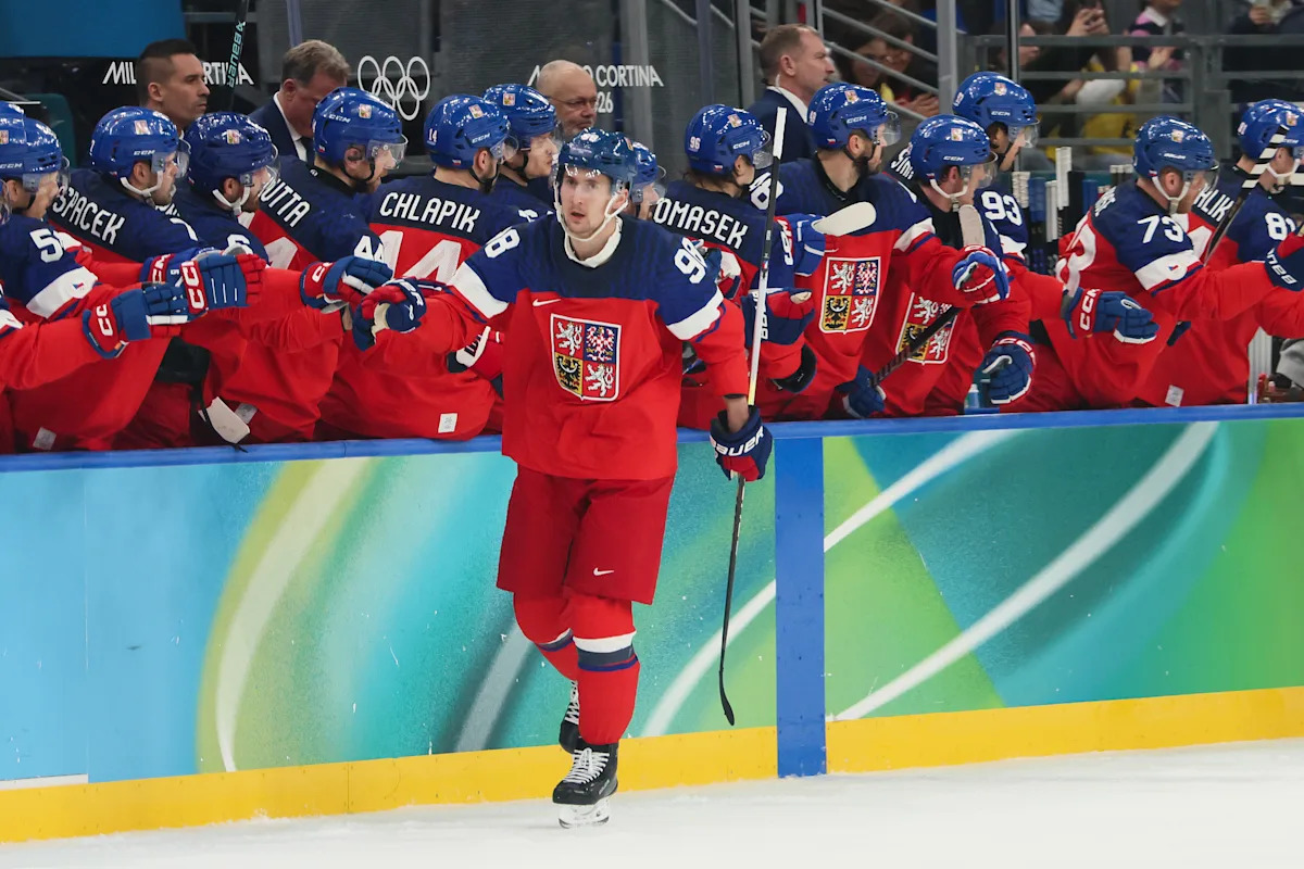 Necas makes Czech history in Clutch 3-2 win over Denmark