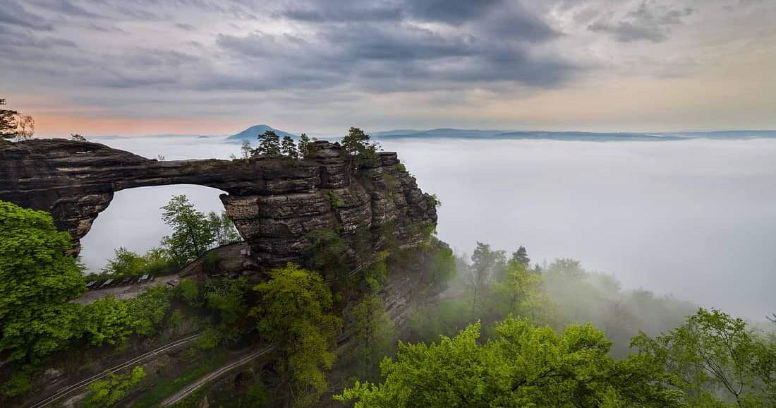 Camping-Tipp im Nationalpark Böhmische Schweiz: Smarter Stellplatz für Wohnmobile in Krásná Lípa